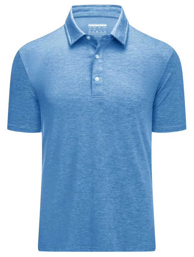 West Louis™ 3 Button Down Golf Polo Shirt