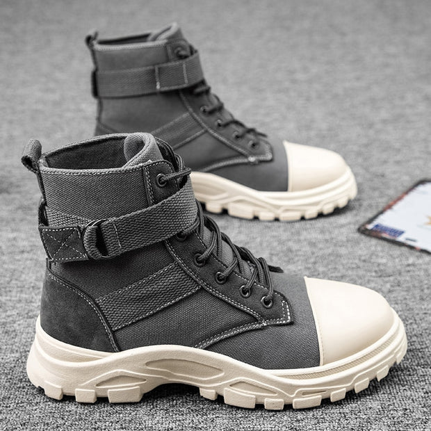 West Louis™ Motorcycle Style Streetwear Waterproof Boots