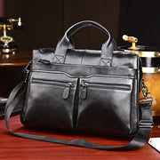 West Louis™ Genuine Leather Business Large Briefcase