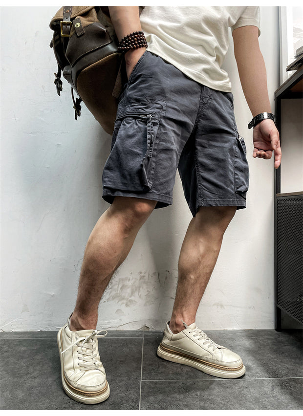 West Louis™ Brand Cargo Shorts with Vintage Classic Style