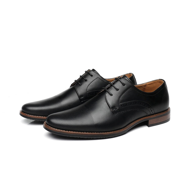 West Louis™ Men Lace Up Classic Formal Shoes