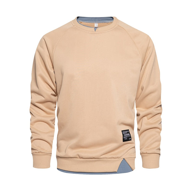West Louis™ Autumn O-Neck Regular Stylish Pullover Sweatshirt