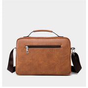 West Louis™ Men Leather Business-Men Briefcase