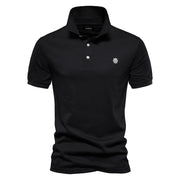 West Louis™ 100% Cotton Embroidered Polo Shirt