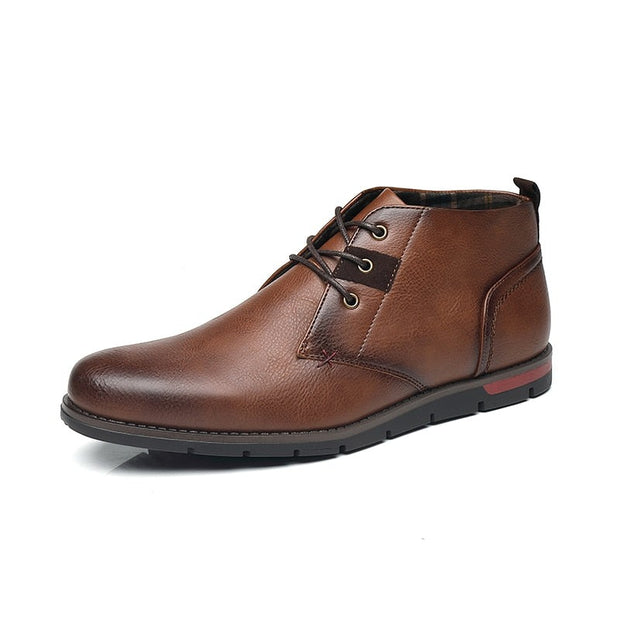 West Louis™ Men Casual Everyday Leather Ankle Boots