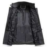 West Louis™ Business Double Collar Windbreaker Woolen Pea Coat