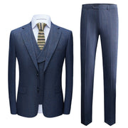 West Louis™ Designer High-End Fancy Business Style 3 Piece Suit