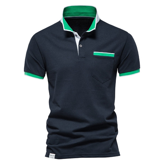 West Louis™ Brand Summer Cotton Casual Polo Shirt