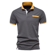 West Louis™ Brand Summer Cotton Casual Polo Shirt