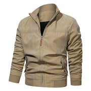 West Louis™ Brand Cotton Windbreaker Bomber Jacket