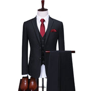 West Louis™ Single-Breasted Formal Business-Men Office 3Piece Suit