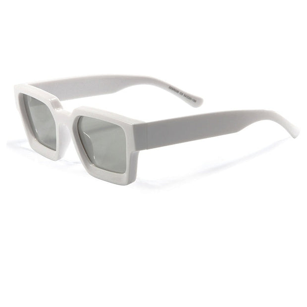 West Louis™ Thick Crystal Acetate Square Polarized Sunglasses