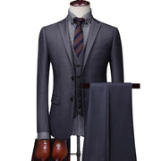 West Louis™ Single-Breasted Formal Business-Men Office 3Piece Suit