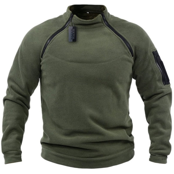 West Louis™ Men Outdoor Tactical Warm Fleece Turtleneck Sweater