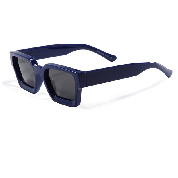 West Louis™ Thick Crystal Acetate Square Polarized Sunglasses