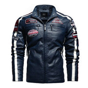 West Louis™ Moto Motorcycle Biker Leather Jacket