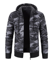 West Louis™ Fleece Hooded Camouflage Sweater