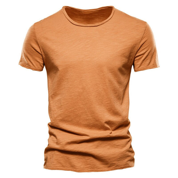 West Louis™ Brand Quality 100% Cotton V-Neck T-shirt