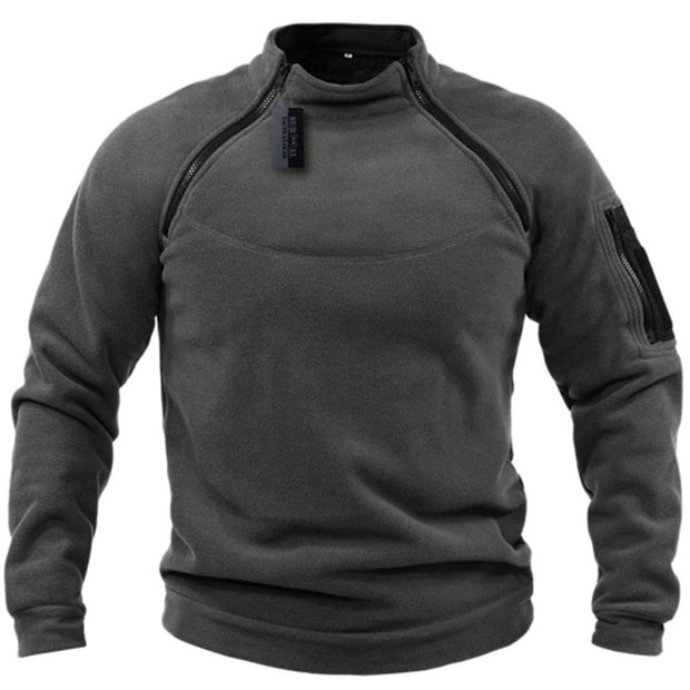 West Louis™ Men Outdoor Tactical Warm Fleece Turtleneck Sweater