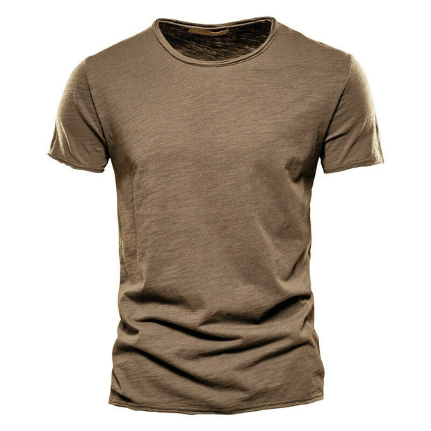 West Louis™ Brand Quality 100% Cotton V-Neck T-shirt