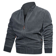 West Louis™ Mens Spring Casual Fleece Tactical Bomber Jacket