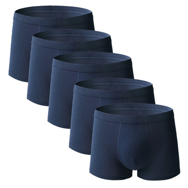 West Louis™ Comfy Breathable Cotton Men Underwear 5Pcs