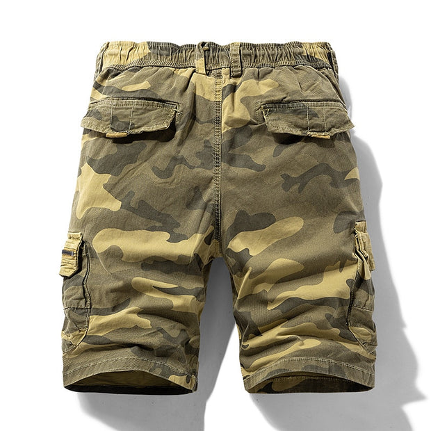 West Louis™ Bermuda Style Meets Practicality: Men's Camo Cargo Shorts for 2023