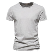 West Louis™ Brand Quality 100% Cotton V-Neck T-shirt