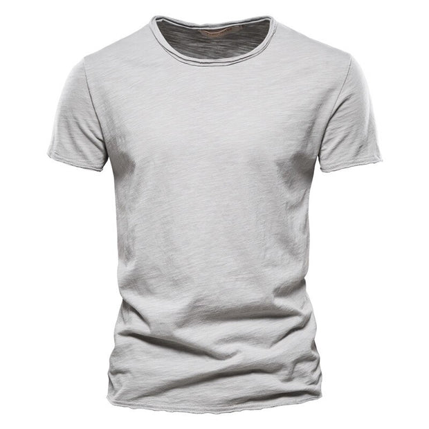 West Louis™ Brand Quality 100% Cotton V-Neck T-shirt