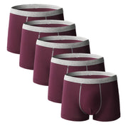 West Louis™ Comfy Breathable Cotton Men Underwear 5Pcs