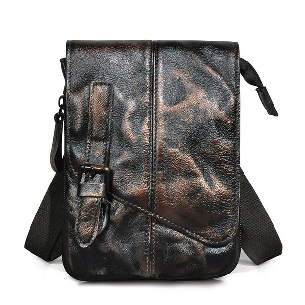 West Louis™ Vintage Style Cowhide Leather Satchel Bag