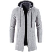 West Louis™ Warm Knitted Cashmere Hooded Sweater Cardigan