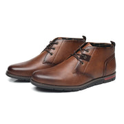 West Louis™ Men Casual Everyday Leather Ankle Boots