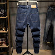 West Louis™ Stretch Dark Blue Loose Fit Baggy Jeans