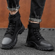 West Louis™ Motorcycle Style Streetwear Waterproof Boots