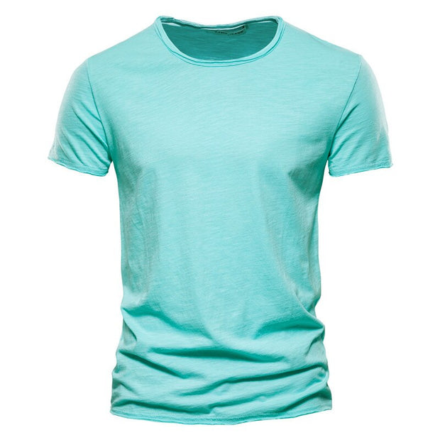 West Louis™ Brand Quality 100% Cotton V-Neck T-shirt