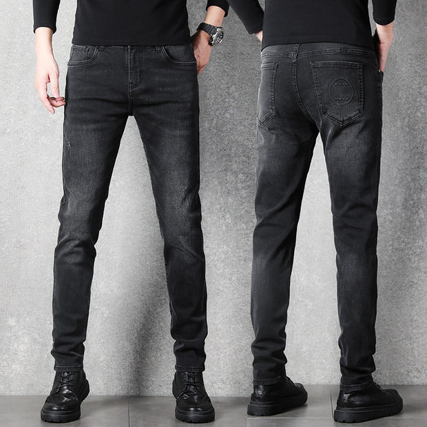 West Louis™ Stretch Slim Fit Fashion Designer Denim Jeans