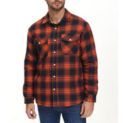 West Louis™ Fleece Plaid Flannel Sherpa Shirt Jacket