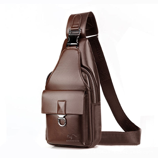 West Louis™ Business Casual Leather Crossbody Shoulder Bag