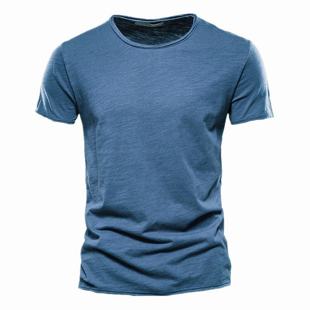 West Louis™ Brand Quality 100% Cotton V-Neck T-shirt