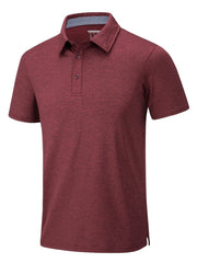 West Louis™ Button Down Business Dress Polo Shirt