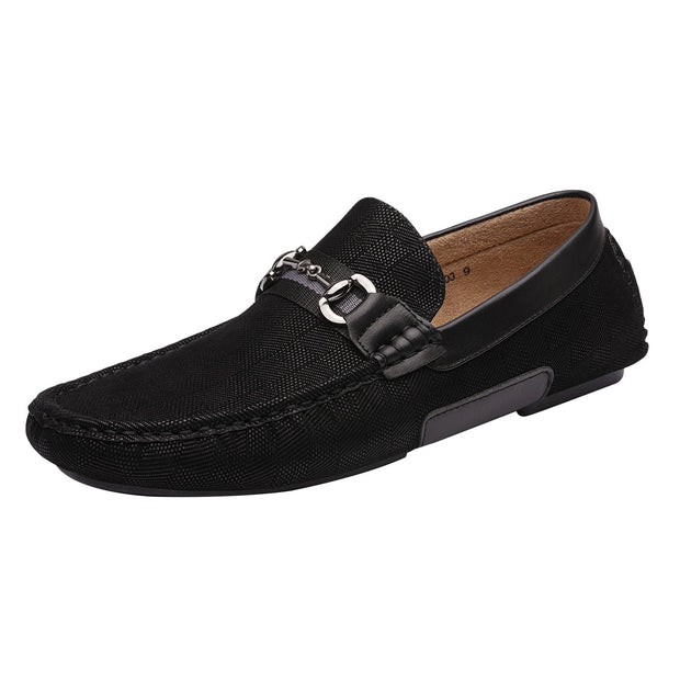West Louis™ Branded Formal Style Leather Lightweight Mocassins