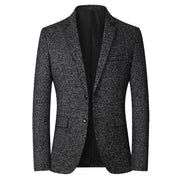 West Louis™ Fashion Woolen Single-Breasted Office Blazer