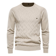 West Louis™ O-Neck Long sleeve Knitted Pullover