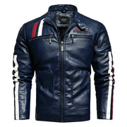 West Louis™ Moto Motorcycle Biker Leather Jacket