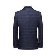 West Louis™ British Style Vintage Plaid Business-Men Blazer