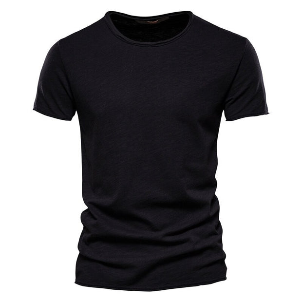 West Louis™ Brand Quality 100% Cotton V-Neck T-shirt