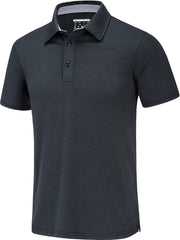 West Louis™ Button Down Business Dress Polo Shirt