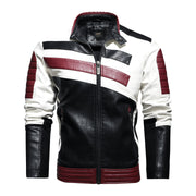 West Louis™ Moto Motorcycle Biker Leather Jacket