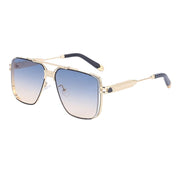 West Louis™ Fashion Luxury Metal Trend Big Frame Sunglasses